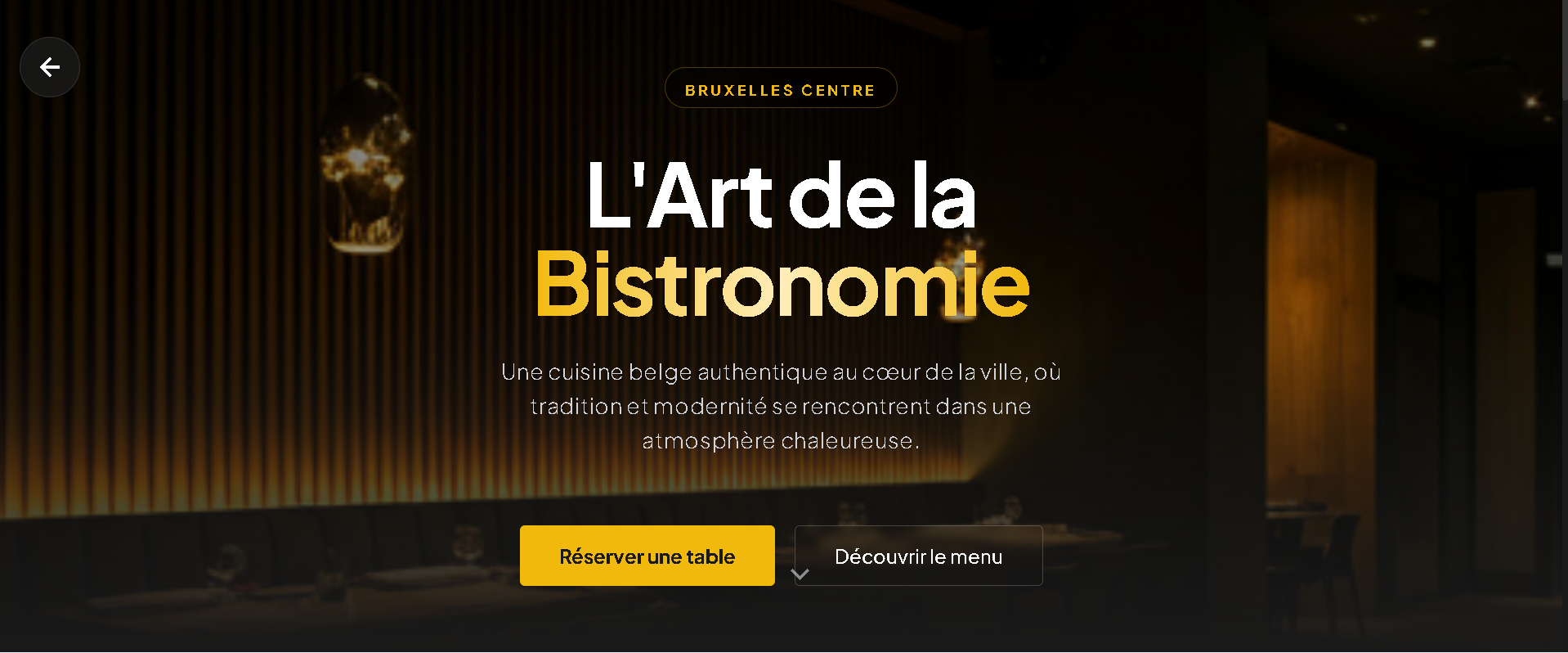 La Brasserie Website
